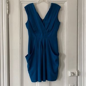 Blue Pocket Dress